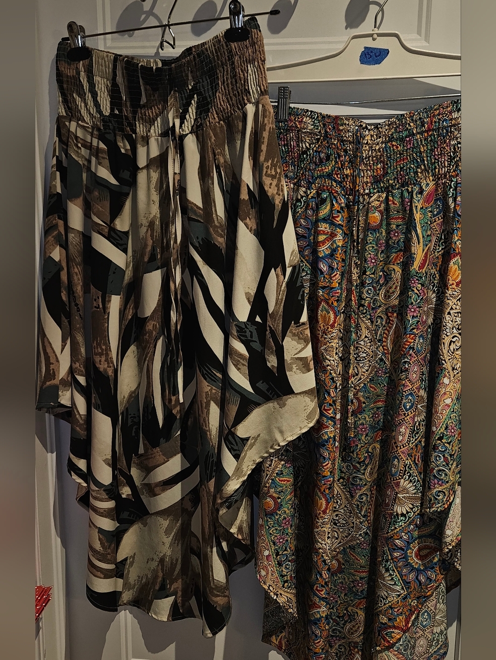 Source Unknown. 2 Asymmetrical Boho Skirts